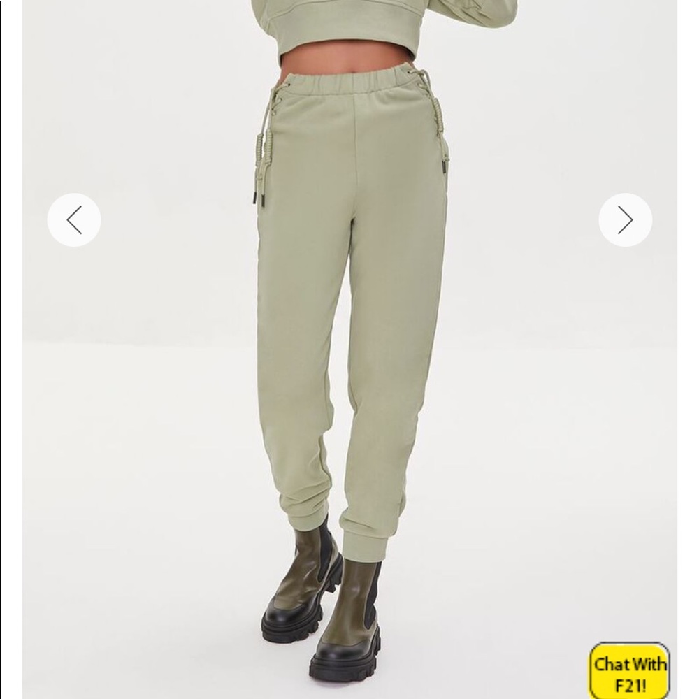 Brand new lace up joggers